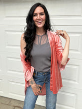 Load image into Gallery viewer, Ribbed Collar Grey Tank Top
