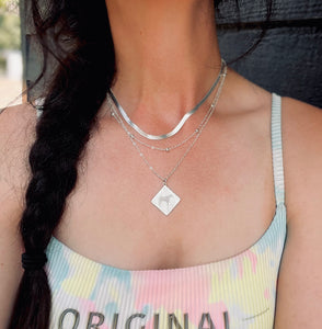 Ranchero Layered necklace - Sterling Silver Plated