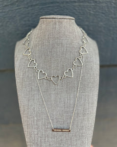 Original Cowboy Bar Heart Choker