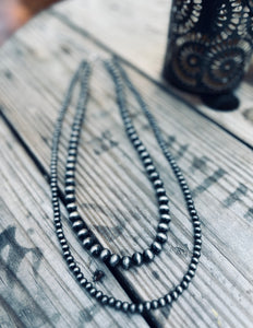 Double strand Navajo Inspired Necklace