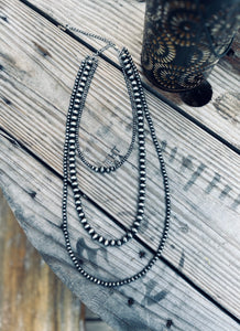 Western 3-layer Navajo Inspired Necklace