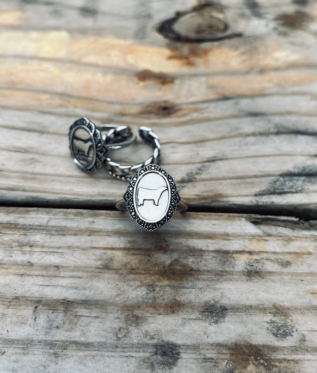 Heifer Era Ring ~ Sterling Silver