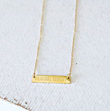 Load image into Gallery viewer, Original Cowboy Bar Necklace - Gold or Silver
