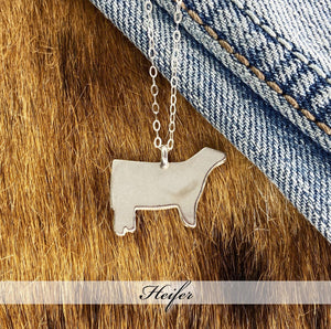 Heifer - Simple Sterling Silver Necklace