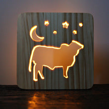 Load image into Gallery viewer, Brahman - Wood Night Light
