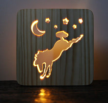 Load image into Gallery viewer, Bucking Horse - Wood Night Light
