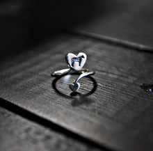 Load image into Gallery viewer, Horse &amp; Heart Sterling Silver Ring
