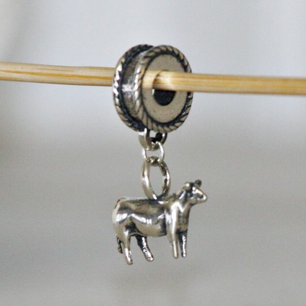 Heifer Charm - Sterling Silver