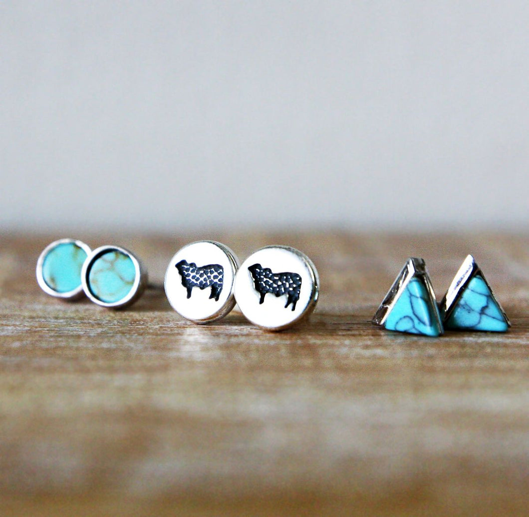 Brahman Sterling Silver Earrings