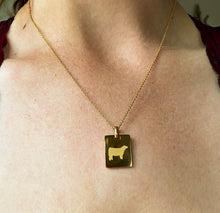 Load image into Gallery viewer, Gold Plated Show Heifer Necklace

