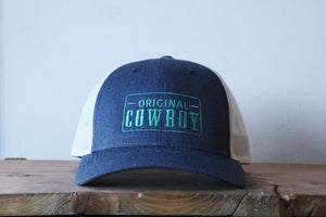 Original Cowboy Hat - Heather Navy/Silver