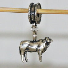 Load image into Gallery viewer, Brahman Charm - Sterling Silver
