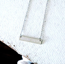 Load image into Gallery viewer, Original Cowboy Bar Necklace - Gold or Silver
