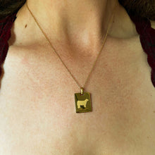 Load image into Gallery viewer, Gold Plated Show Steer Necklace

