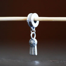 Load image into Gallery viewer, Ribbon Charm - Sterling Silver
