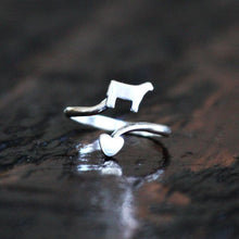 Load image into Gallery viewer, Steer &amp; Heart Sterling Silver Ring
