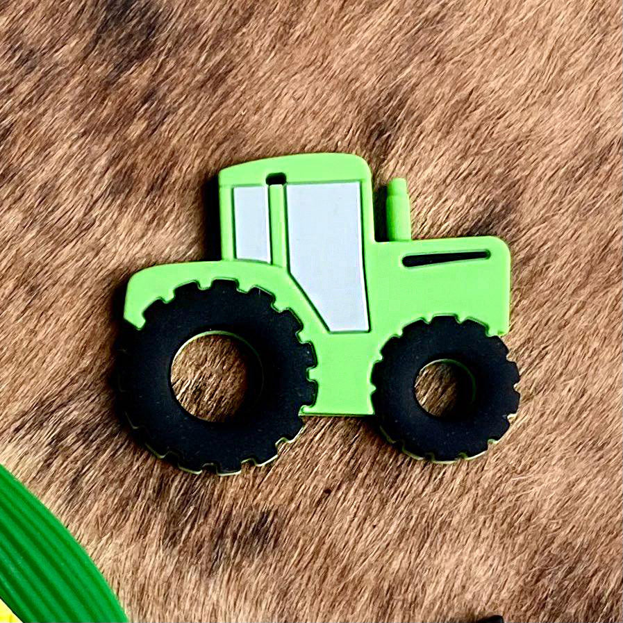 Green Tractor - Baby Teether