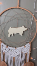 Load and play video in Gallery viewer, Large Macrame Boho Dream Catcher
