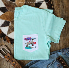 Load image into Gallery viewer, Sheep - Blue Pocket Tee
