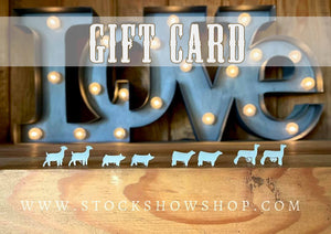 Stock Show Shop Gift Card