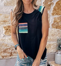 Load image into Gallery viewer, Serape Tank Top sm &amp; xl left
