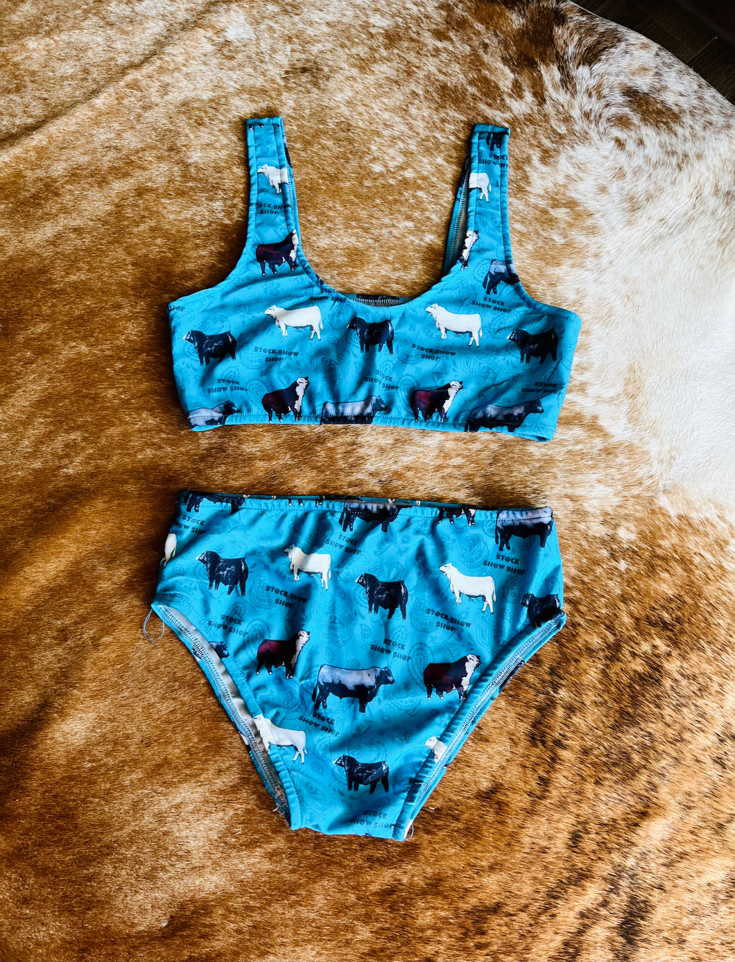 Adult Herd Bull Swim Two Piece