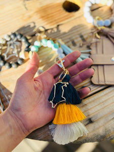 Supreme Fringe Keychain- livestock charm options