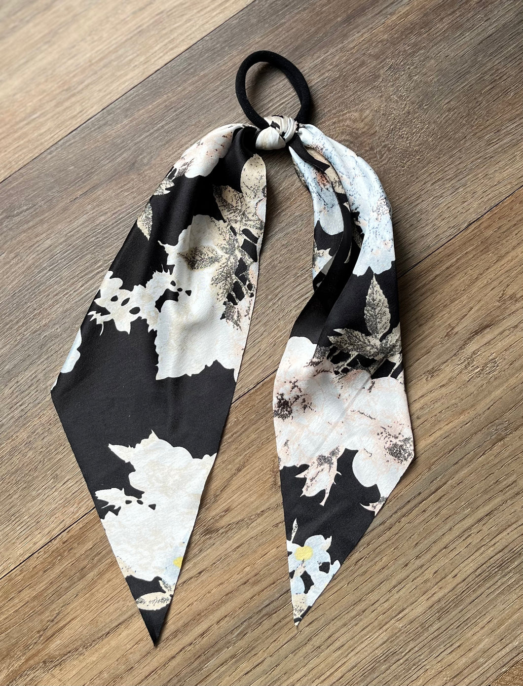 Black Ribbon Hair Elastic