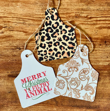 Load image into Gallery viewer, Metal Tag Ornaments - 4 Pack

