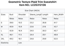 Load image into Gallery viewer, Plaid Trim Pullover

