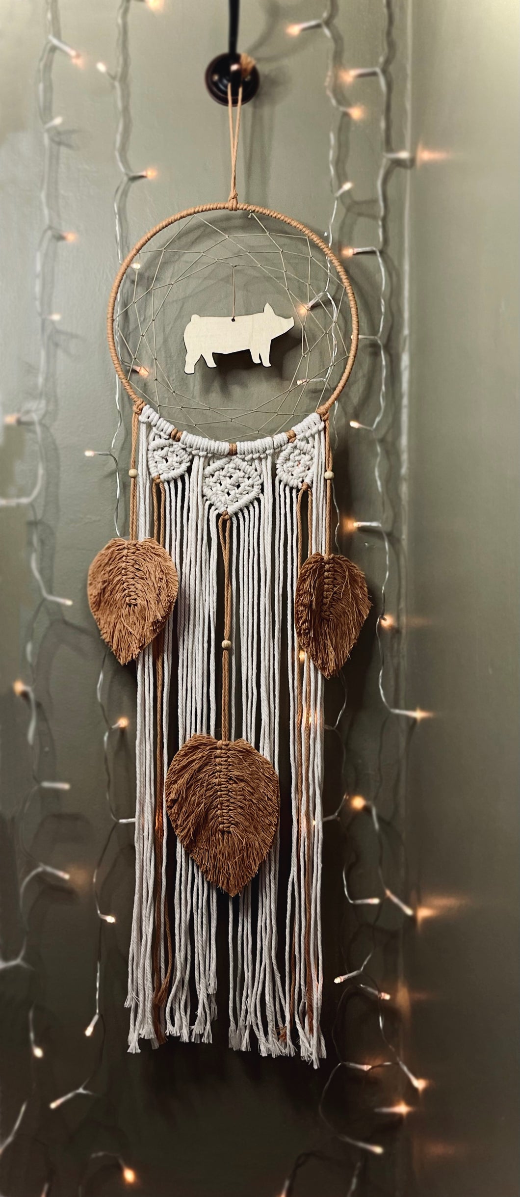 Large Macrame Boho Dream Catcher