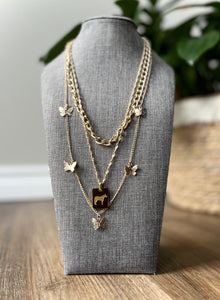 Butterfly Livestock Necklace