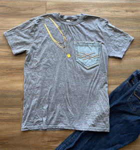 Denim Pocket Tee