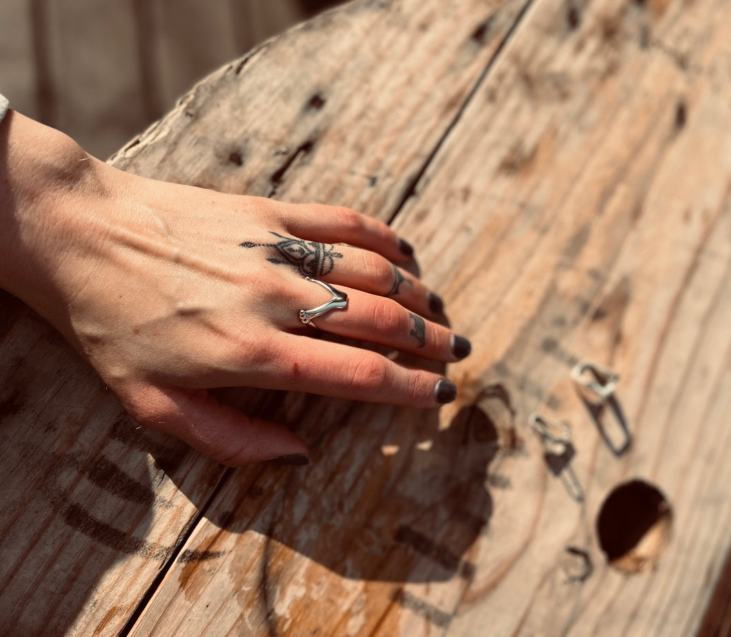 The Brawler Ring - Sterling Silver - Adjustable