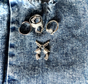 Sharp Shooter Stud - Sterling Silver