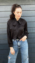 Load image into Gallery viewer, Strappy Button Up ~ Bow Collar
