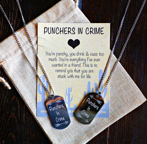 Punchers In Crime - Pack of 2 Necklaces