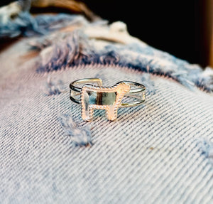 Heifer Ring - Adjustable Sterling Silver