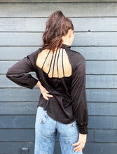 Load image into Gallery viewer, Strappy Button Up ~ Bow Collar

