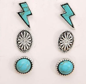 Turquoise Princess Stud